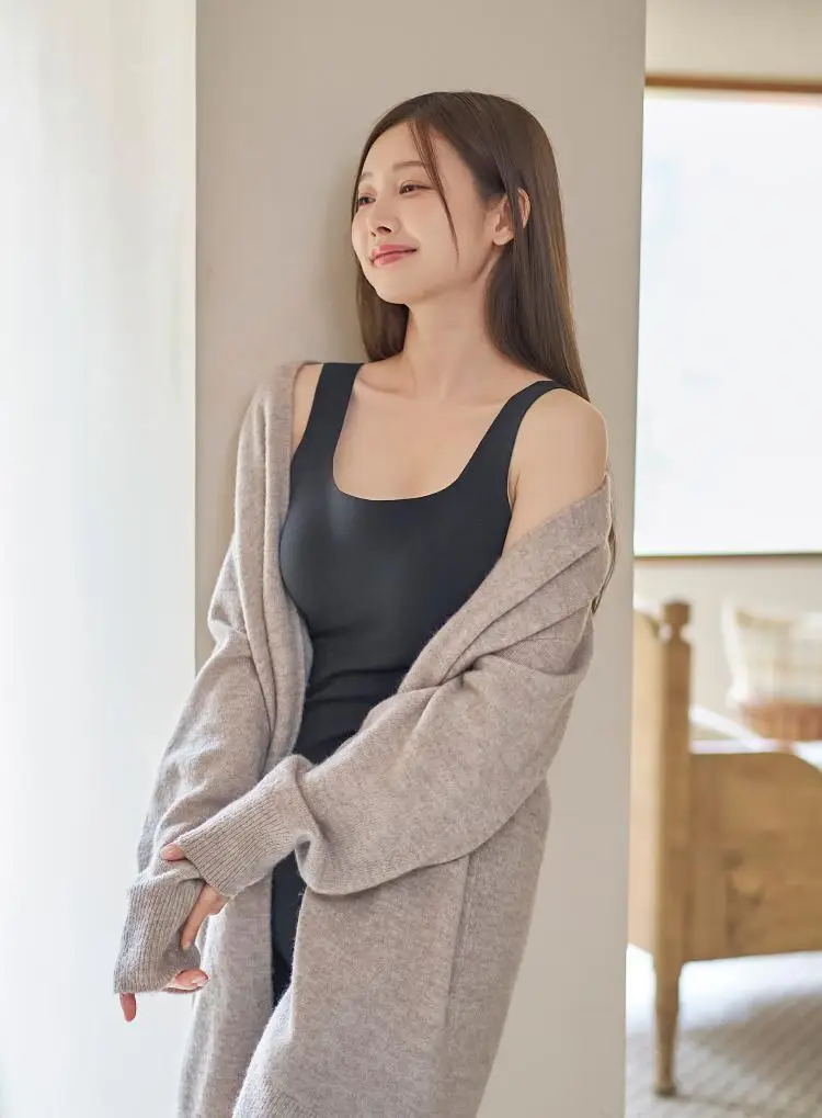 [손예진PICK] 감탄브라 웜에어리 히트탑 스퀘어넥 단품 상세페이지 50